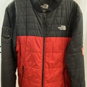The North Face Men’s Red Black Quilted Jacket Size L